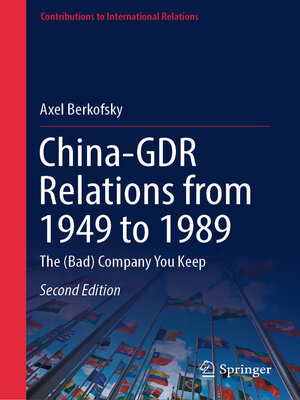 cover image of China-GDR Relations from 1949 to 1989